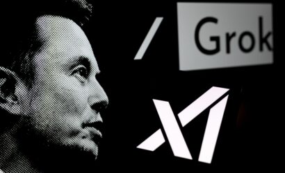 Grok,Logo,Displayed,On,A,Smartphone,With,Xai,And,Elon