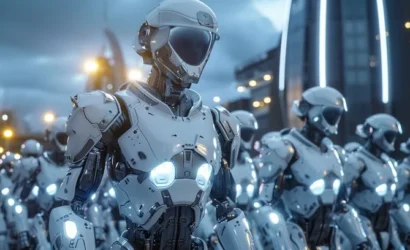 robot-army-assembled-stockcake
