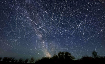 The Satellite Strewn Sky