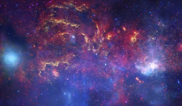 galactic-center-hubble-spitzer-chandra-composite