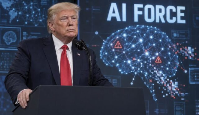 Trump-says-he-will-form-new-‘AI-Force-continues-to-call-AI-fears-a-‘hoax-860x575