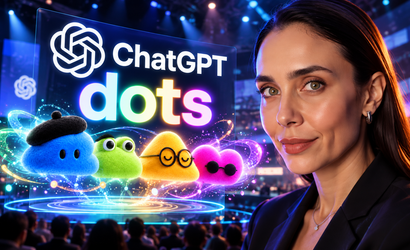 ChatGPT Dots Neon Sahne Sunumu